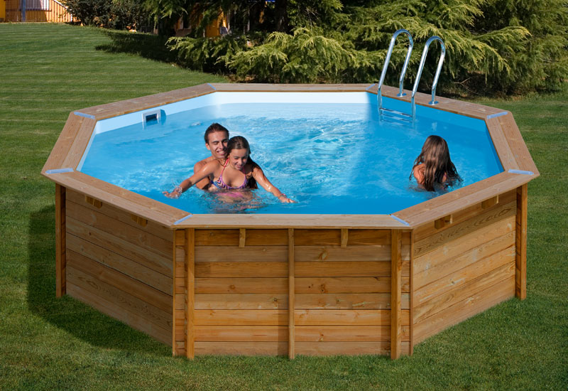 Piscinas desmontables de madera