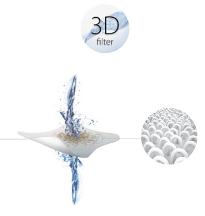 Filtro de tejido tridimensional de los limpiafondos astralpool M