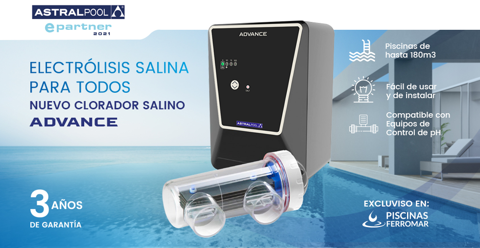 Clorador Salino Advance de Astralpool