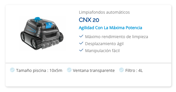 Robot limpiafondos Zodiac CNX 20