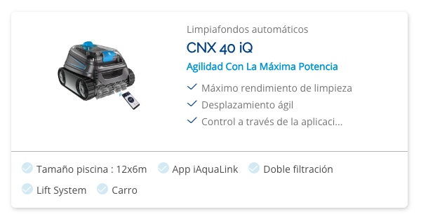 Limpiafondos Zodiac CNX 40 iQ