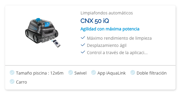 Limpiafondos eléctrico Zodiac CNX 50 iQ