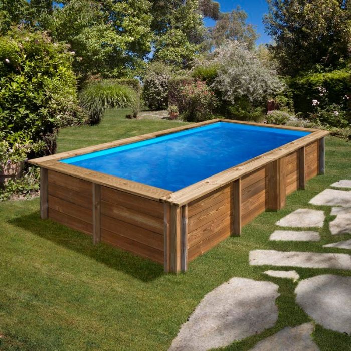 Piscinas desmontables de madera