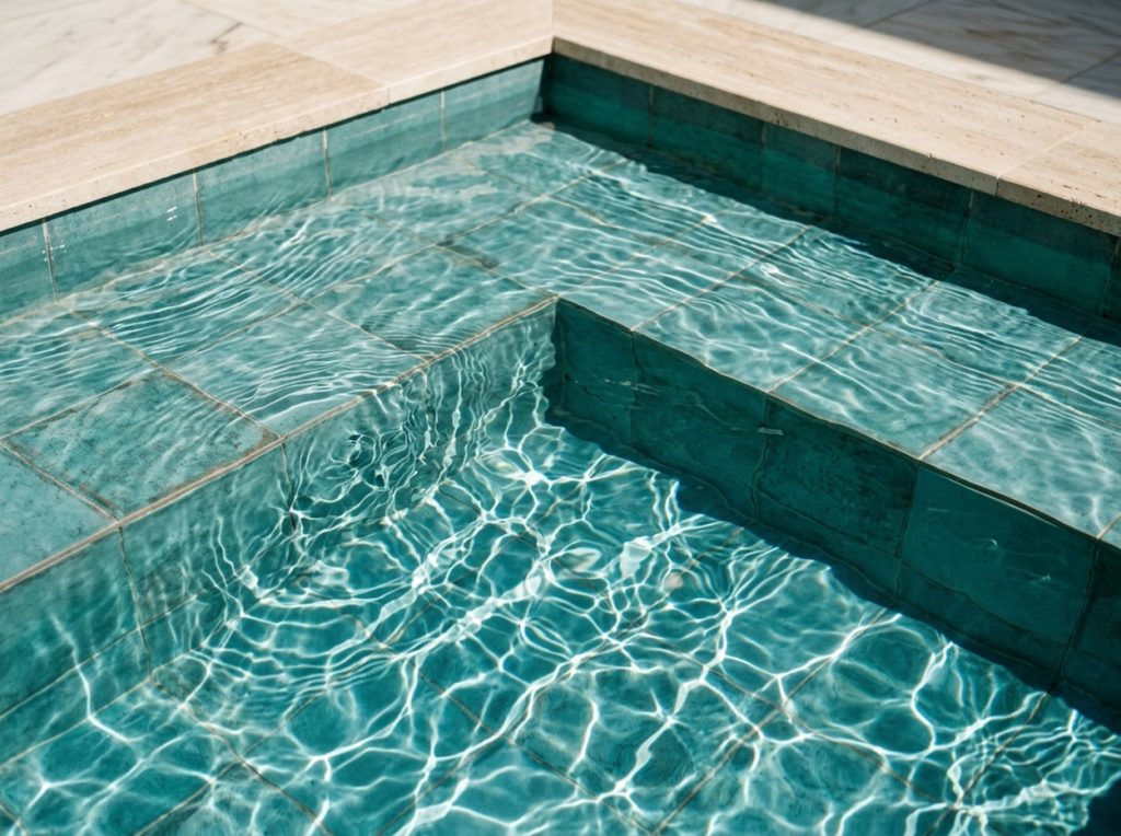 agua cristalina piscina