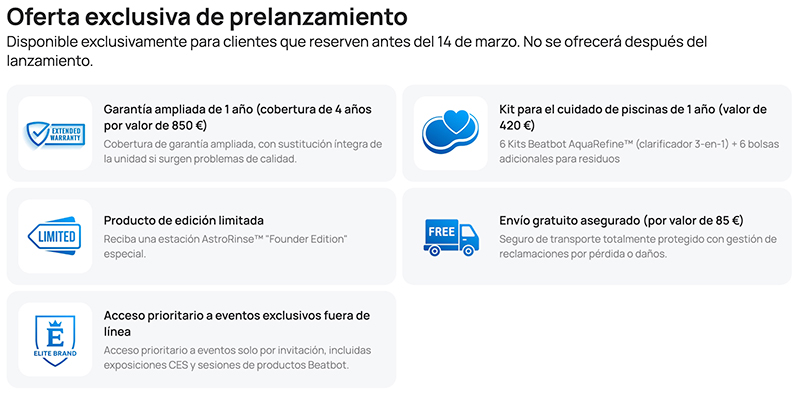 Especificación Beatbot