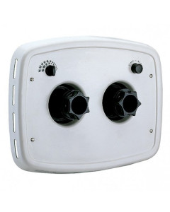 Boquilla doble nado contracorriente plástico blanco rectangular