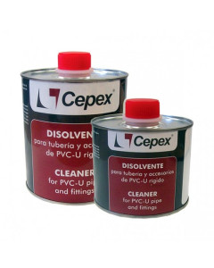 Disolvente limpiador Cepex para PVC