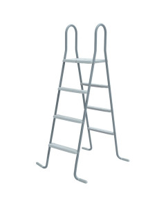 Escalera piscina elevada con plataforma 120-132 cm Gre