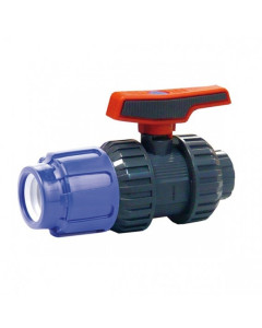 Válvula de bola Cepex STD PVC conexión PE y roscar