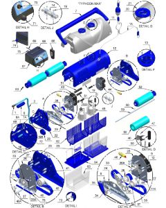 Ficha Despiece Recambios Limpiafondos Typhoon Max