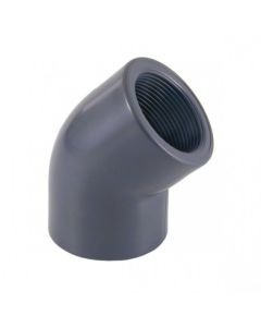 Cepex Codo 45º PVC roscar