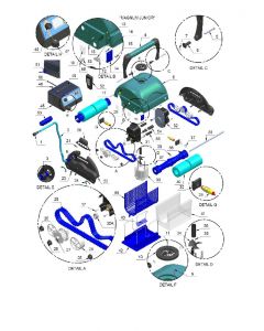 Ficha Despiece Recambios Limpiafondos Aquabot Magnum Junior