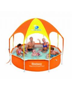 Piscina Infantil Desmontable Tubular con Parasol Bestway Splash-In-Shade