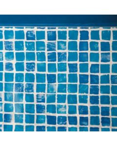 Liner Gresite piscina Gre ovalada Sistema Colgante Altura 132
