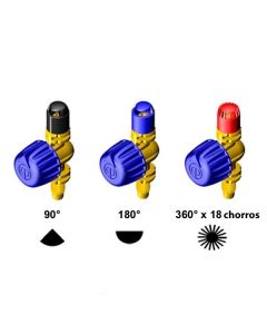 Microdifusor ajustable amarillo microriego Cepex 50 uds.