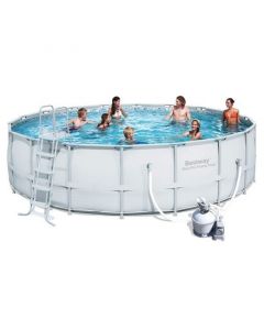 Piscina Tubular Redonda Bestway Power Steel  