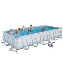 Piscina Tubular Rectangular Power Steel Bestway