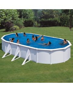 Piscina desmontable Gre Ovalada Fidji blanco