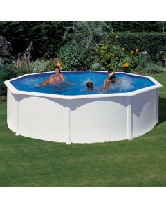 Piscina desmontable Gre Redonda Fidji blanco