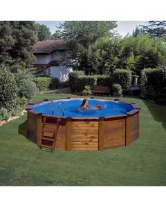 Piscina desmontable madera Gre Redonda Island