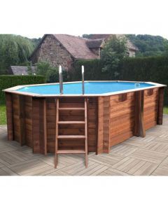 Piscina desmontable madera Gre ovalada 