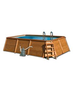 Piscina K2O Rectangular De Madera Panelada