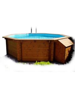 Piscina Desmontable Hexagonal K2O De Madera Maciza