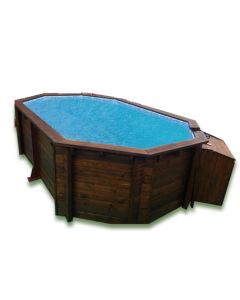 Piscina Desmontable Octogonal K2O De Madera Maciza