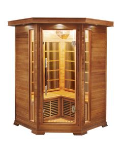 Sauna infrarrojos Luxe Rinconera 2-3 personas France Sauna