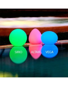 Lámpara flotante led piscina StarLight Sirio
