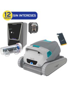 Limpiafondos Dolphin SX 40iQ + Clorador Salino y bomba de Ph