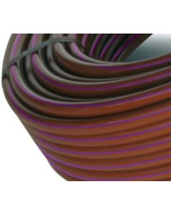 Tubería gotero autocompensante integrado Cepex marrón banda morada 100 m