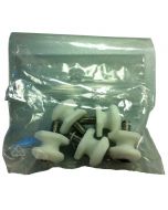 kit 5 Tornillos Acero Inox Cabeza Nylon