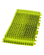 Cepillo combinado PVC Dolphin verde sin anillo 6101663