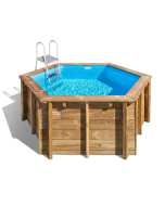 Piscina De Madera Redonda Gre Sunbay Lili 2