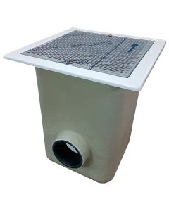 Sumidero Norm poliéster y fibra de vidrio rejilla inox piscina hormigón