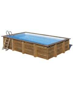Piscina De Madera Gre Sumbay Evora Rectangular