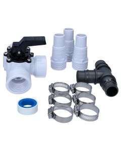 Kit bypass 32-38 mm bomba calor Poolex piscina elevada