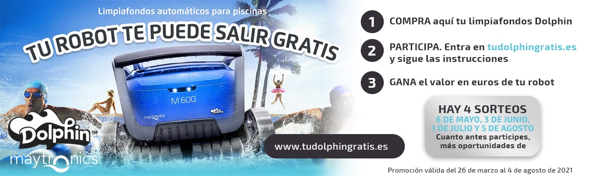 Compra tu Limpiafondos Dolphin y participa en uno de los sorteos para llevartelo gratis