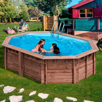 Piscina de Madera Maciza