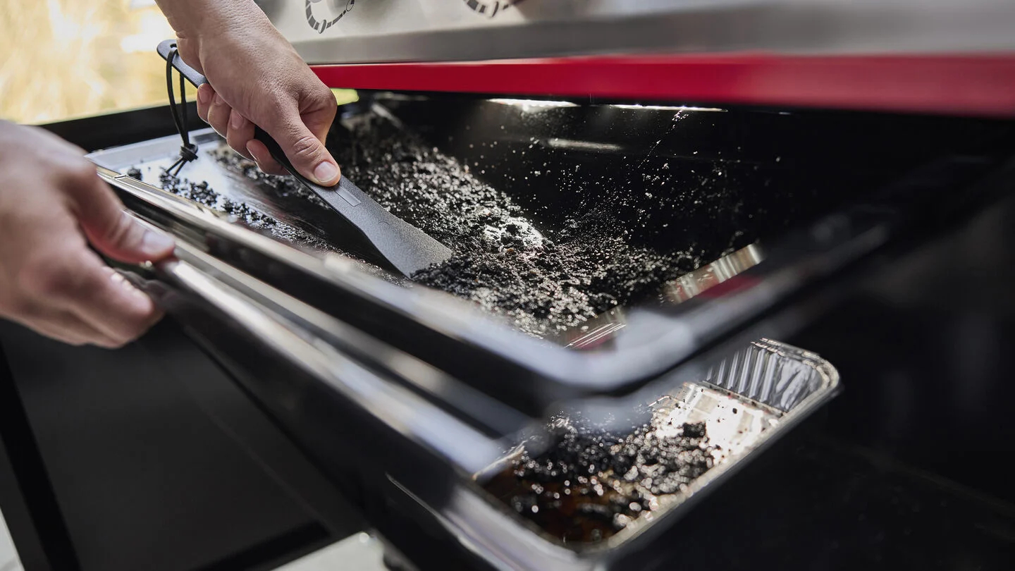 Bandeja extraíble limpieza