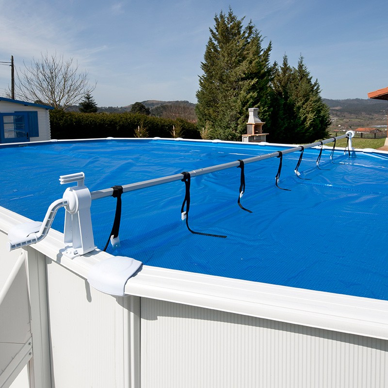 Enrollador cubierta piscinas elevadas