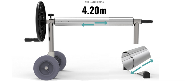 Telescopic roller