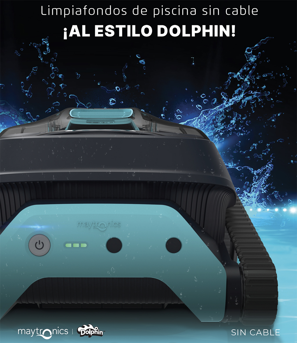 Limpiafondos Sin Cables para piscinas Liberty 200 de Dolphin