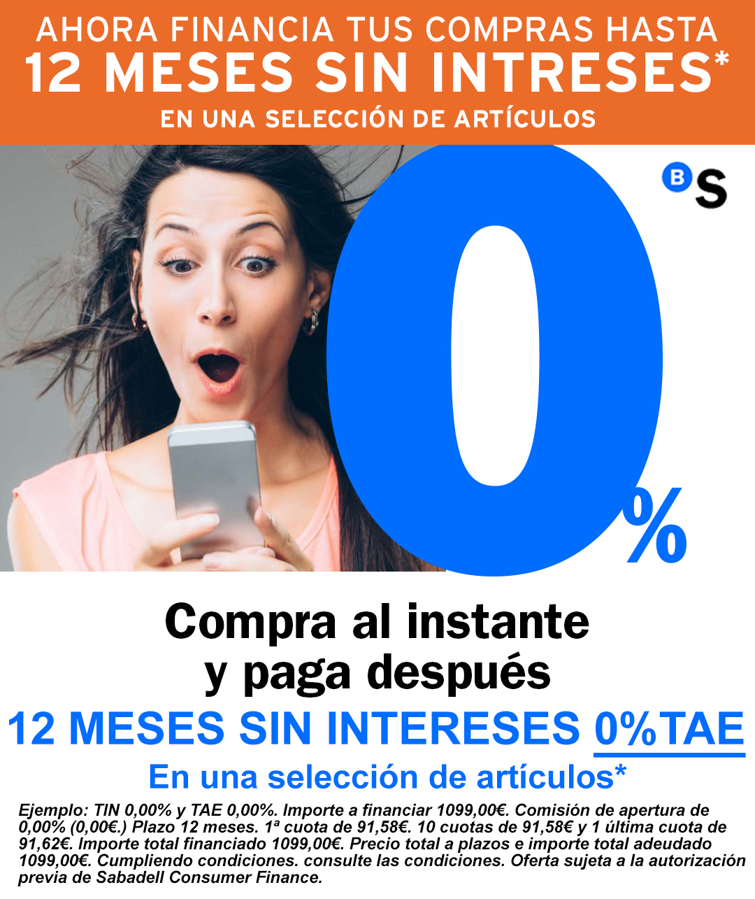Paga con InstantCredit Sabadell consumer