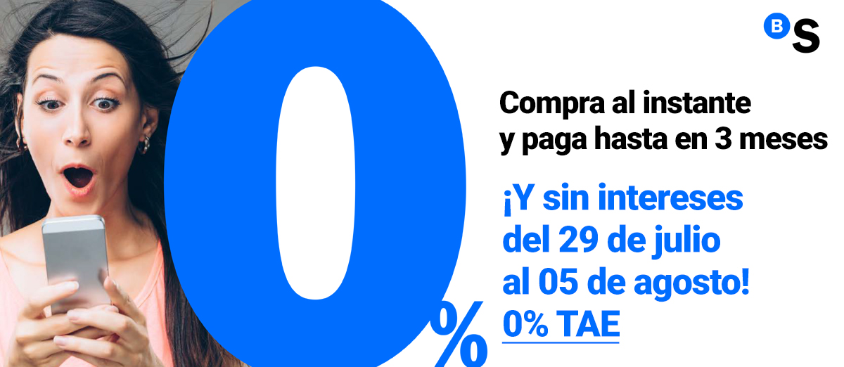 0% TAE Compra al Instante y Paga Después