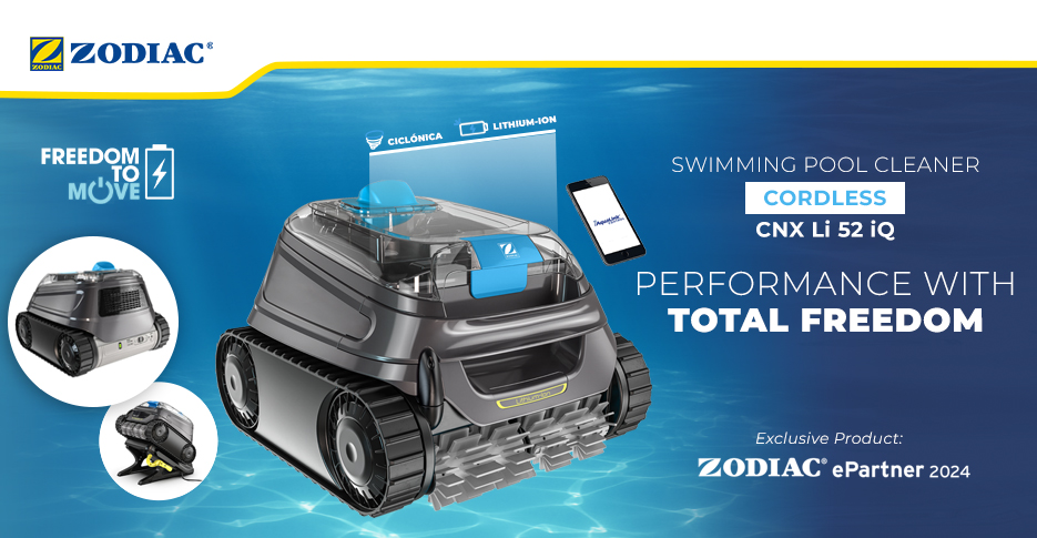 Cordless Wimming Pool Cleaner Zodiac CNX Li 52 iQ