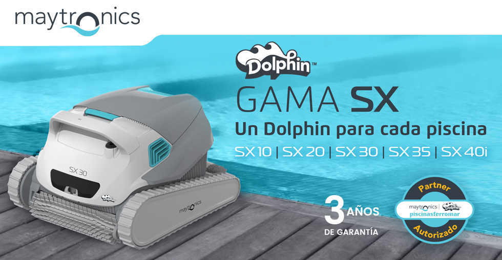 Nueva Gama Dolphin SX de limpiafondos para piscinas
