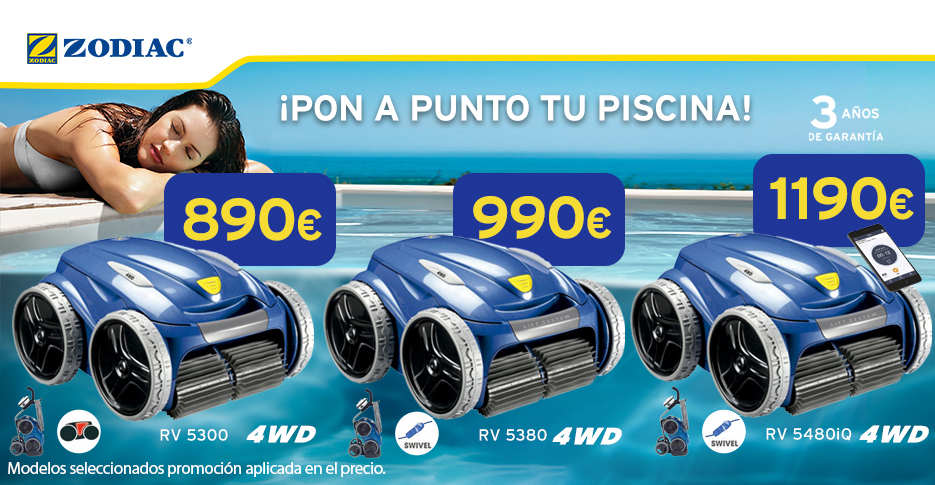 Promoción Verano Limpiafondos Zodiac