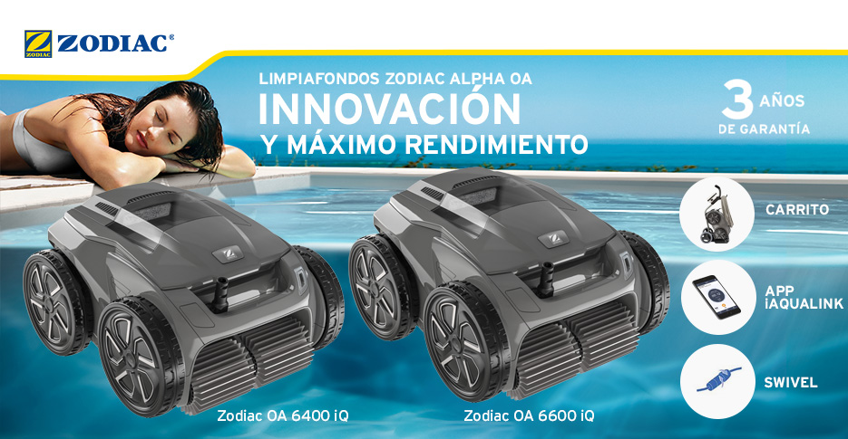 Nueva Gama Zodiac Alpha OA limpiafondos para piscinas
